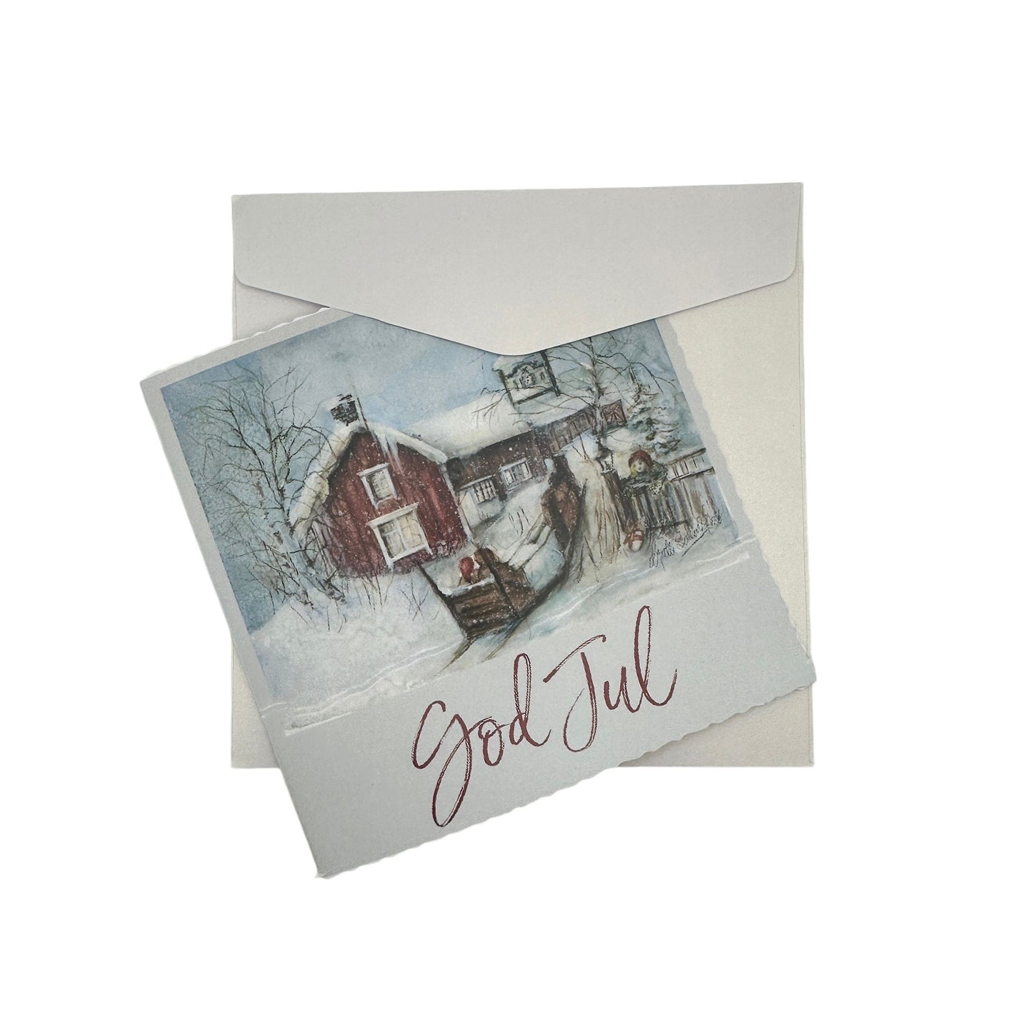 Julekort "Mormor på Røros"