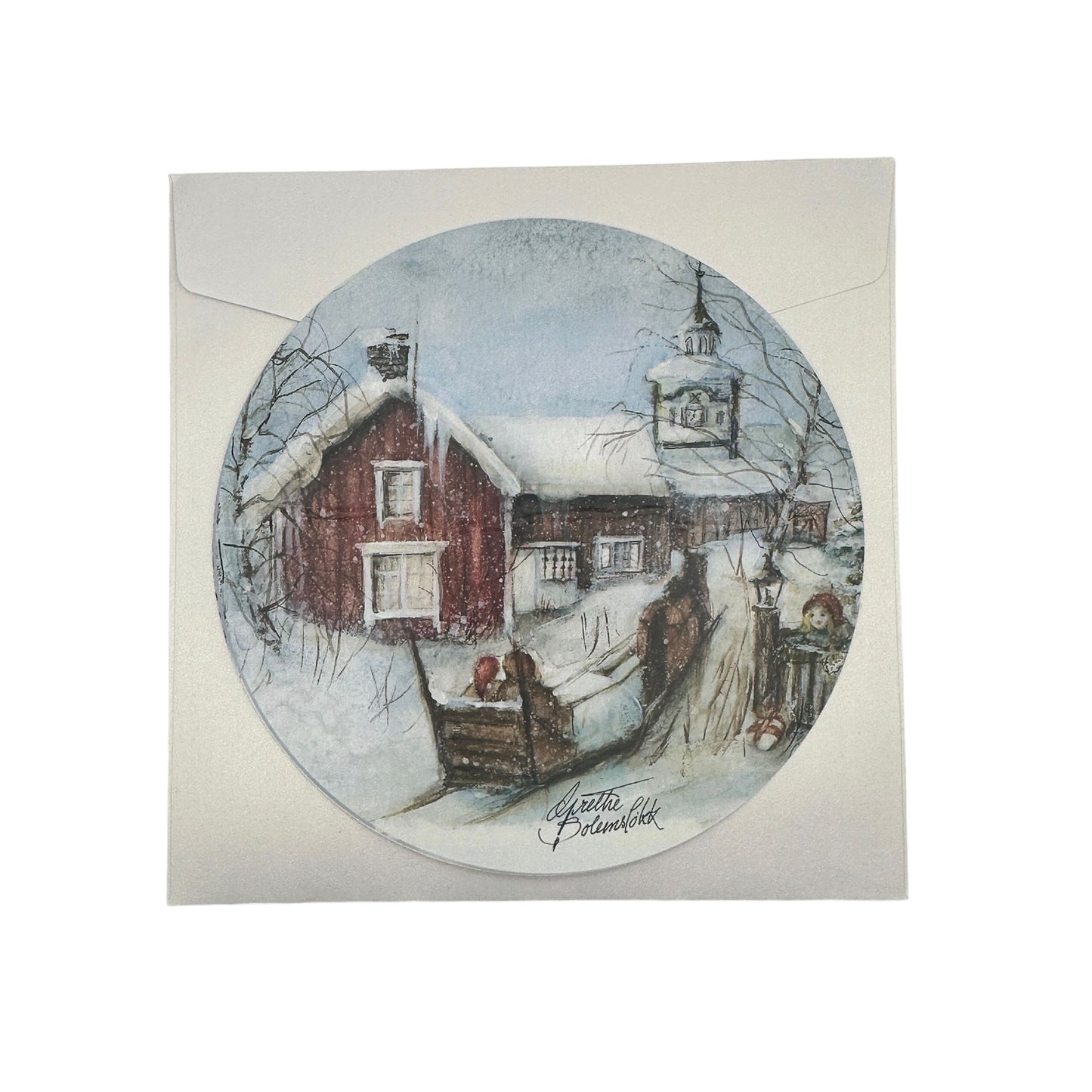 Julekort "Mormor på Røros"