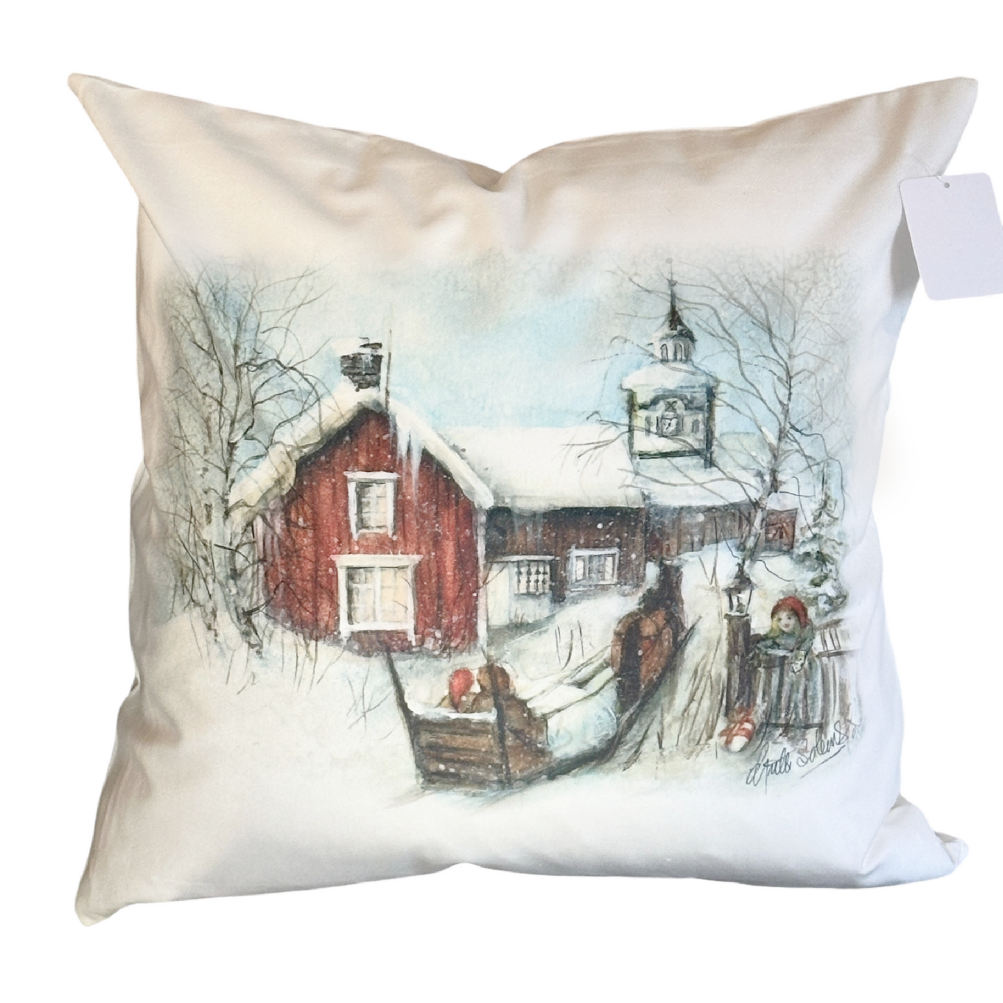 Putetrekk "Mormor på Røros" 45x45 cm
