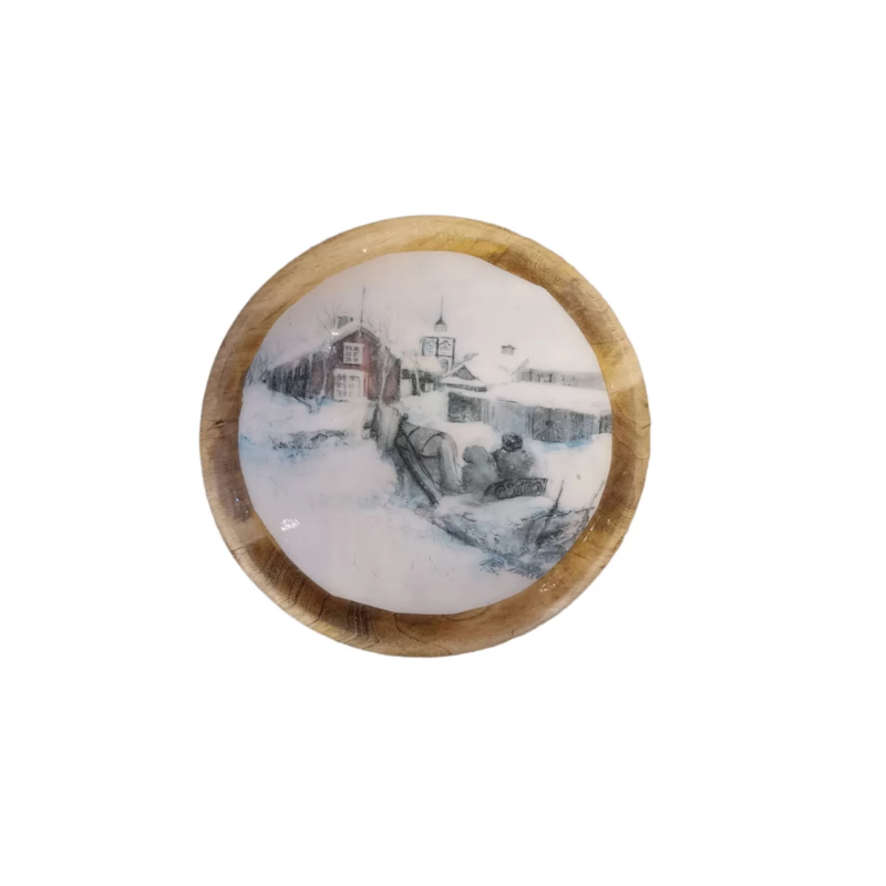 Trefat "Barn i fjellheimen"