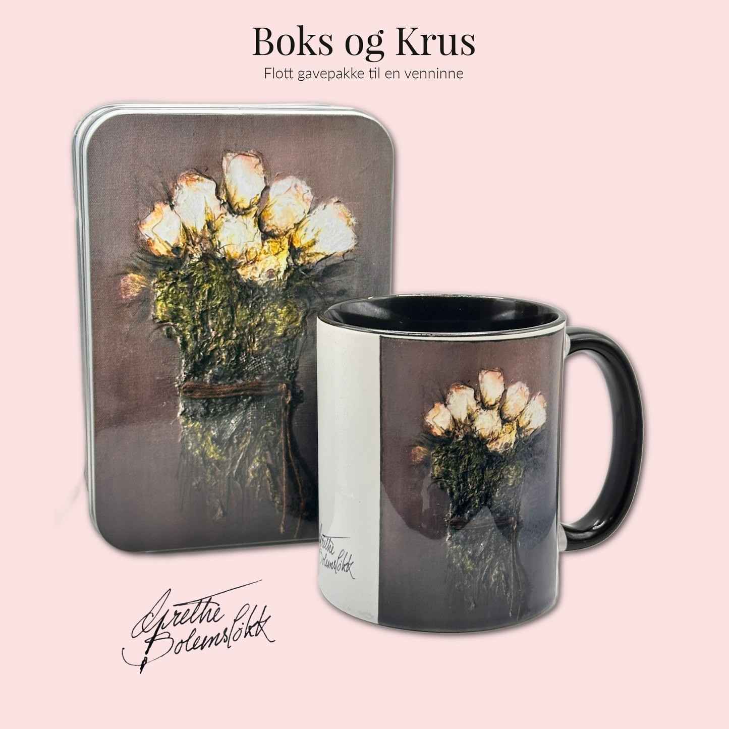 Gavesett – Bundet av tid (Krus og metallboks)